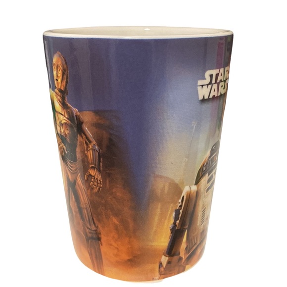NWOT Galerie Star Wars C-3PO / R2-D2 Coffee Coca Mug Cup - Picture 3 of 7
